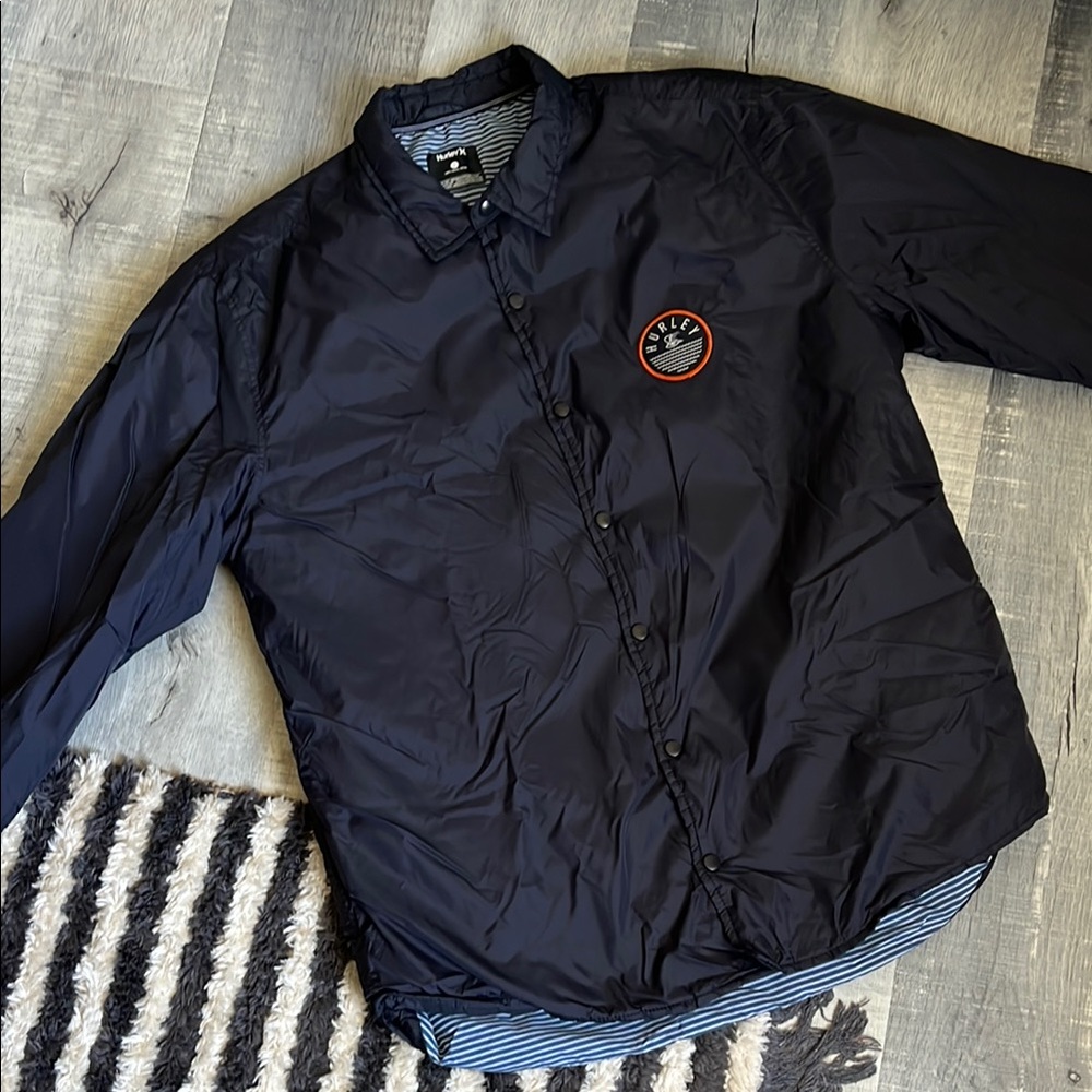 Hurley Men's Black Lightweight Jacket